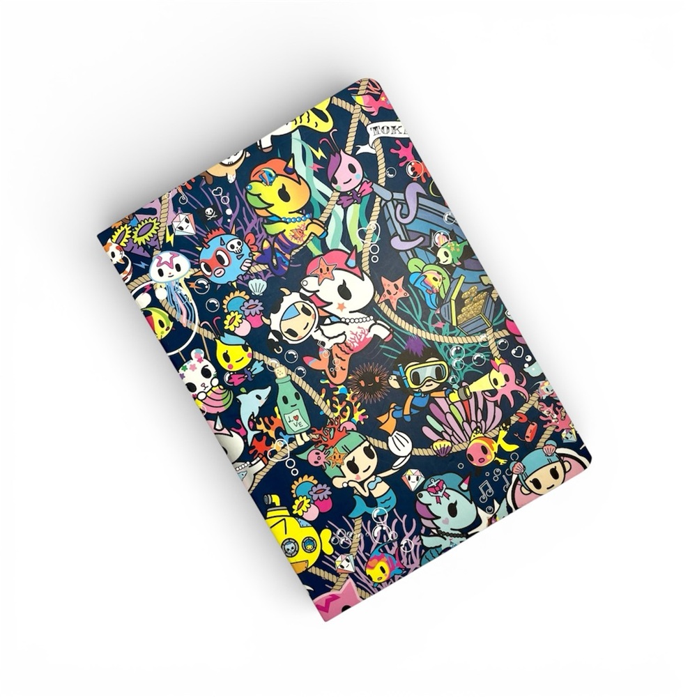 Tokidoki Sea Punk Lined Notebook Journal Mermicornos Mermaids Fish Ocean NEW